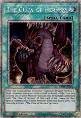 The Claw of Hermos - RA04-EN256 - Platinum Secret Rare - 1st Edition